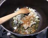 Une image de l'étape 7 de Soupe mixée poivrons, carottes et tomates au bouillon de crevettes.