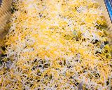 A picture of step 4 of Spinach and Shrimp Rice Bake.