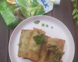 Foto langkah ke 5 dari resep Lumpia Ubi Matcha.