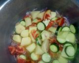 A picture of step 2 of Mchele mwitu u'r quick Kenyan meal.