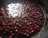 A picture of step 1 of Falsa chutney.