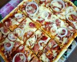 Foto langkah ke 7 dari resep Pizza double-pan mudah dan sederhana.