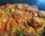 Foto del paso 7 de la receta: Albóndigas con pisto🍲
