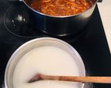 A picture of step 2 of Anchovy Stew.
