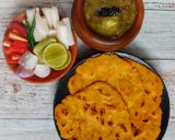 A picture of step 4 of Sarso Da Saag.