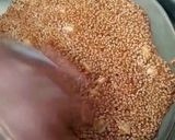 A picture of step 5 of Til and Singh Chikki.