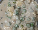A picture of step 2 of Creamy mutter Paneer without onion and garlic.