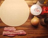 A picture of step 1 of Tarte Flambée "Flammekueche".