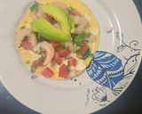 A picture of step 4 of Shrimp Tostadas.
