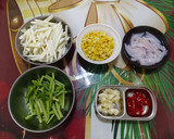 筊白筍炒透抽(簡單料理)的食譜步驟1照片