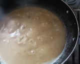 A picture of step 3 of Suji ka halwa.