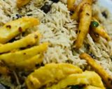 A picture of step 4 of Kalay chanay ka pulao.