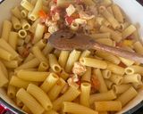 Chorizos, csirkés rigatoni recept fázis 3 fotója