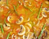 Foto del paso 8 de la receta Fideuá de verduras y gambas