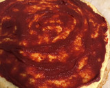 Foto del paso 4 de la receta: Pizza de Halloween 👻 con base de pollo (sin harinas)