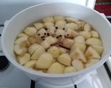 Rebarbara kompót almával recept fázis 4 fotója