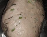 A picture of step 1 of Garlic chilli paratha.