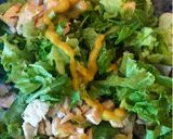 Foto del paso 3 de la receta: Ensalada de hojas verdes (rúcula, lechuga francesa y pollo)