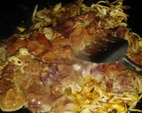 A picture of step 7 of Chicken masala kaleji.