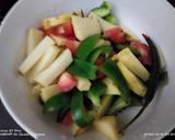 A picture of step 1 of Cabbage mix veg.