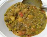 आलू,भट्टा मटर सब्जी(aloo bhatta matar sabzi recipe in Hindi) रेसिपी चरण 5 फोटो