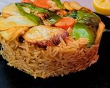 A picture of step 23 of Prawn Maqlooba.