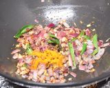 A picture of step 4 of Masala dosa.