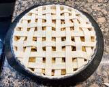 Foto del paso 9 de la receta: Pastel con nueces, pasas, manzanas y cabello de ángel