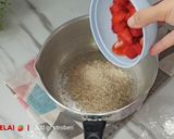 Foto langkah ke 3 dari resep Strawberry Milkcheese.