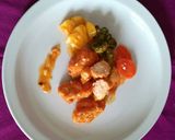 Foto langkah ke 5 dari resep Baso Udang Saos Tomat.