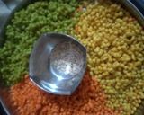 A picture of step 1 of Rajasthani motiya boodi ladoo.