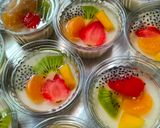 Foto langkah ke 5 dari resep Puding susu buah.