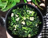 A picture of step 5 of Amaranth Leaves Stir Fry / Greens Stir Fry.