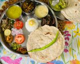 A picture of step 9 of Maharashtrian Traditional Lunch Thali,.