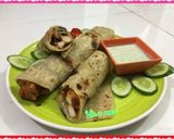 A picture of step 9 of Chicken Paratha Roll.
