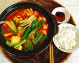 Hình bước làm 10 của món Canh kim chi gà !