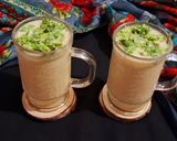 A picture of step 4 of Protein rich Sattu Buttermilk with Gond katira (liquid diet).