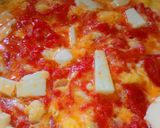 Une image de l'étape 3 de Omelette à la tomate.