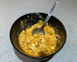 A picture of step 1 of Stuffed Aubergine in Coconut Dal.