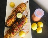 A picture of step 3 of Masala corn roasted bhutta.