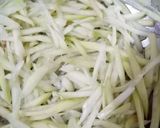 Foto langkah ke 1 dari resep Tumis pepaya muda kacang panjang.
