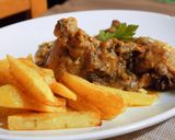 Foto del paso 5 de la receta: Pollo en pepitoria