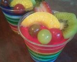 Foto del paso 5 de la receta: Gelatina arcoiris con frutas