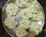 A picture of step 2 of Sabudana Tikki.