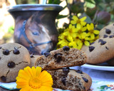 Foto del paso 4 de la receta: Galletas de centeno, miel y avena con chips de chocolate🍯