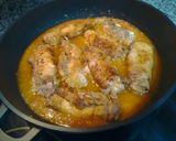 Foto del paso 6 de la receta Muslos de pollo rellenos, con salsa de anís y brandy