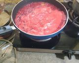 A picture of step 3 of Beetroot Halva Candy.
