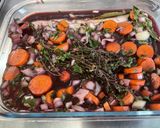 A picture of step 4 of Marinated Braised Pork Shoulder with Tomatoes and Bacon.
