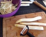 Foto del passaggio 2 della ricetta Pappardelle con crema di asparagi e cipollotti