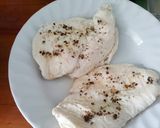 รูปขั้นตอนการทำที่ 3 ของ อกไก่พริกไทยดำคลีน (ไมโครเวฟ)